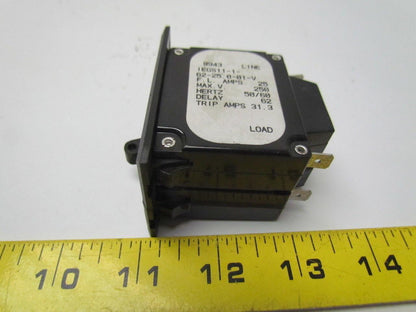 Airpax IEGS11-1-62-25.0-O1V Circuit breaker 250V 50/60Hz Delay 62
