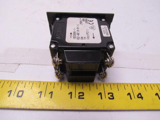 Airpax IEGS66-1-62-40.0-01V Circuit Breaker 240V FL Amp 40 50/60Hz Delay 62