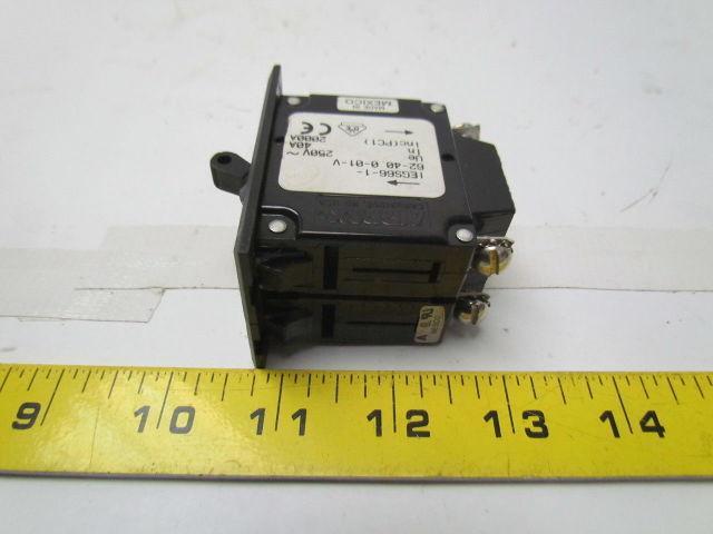 Airpax IEGS66-1-62-40.0-01V Circuit Breaker 240V FL Amp 40 50/60Hz Delay 62