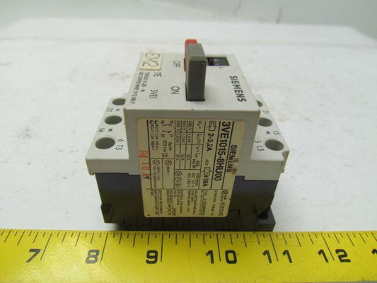Siemens 3VE1015-8HU00 Motor protector starter 2-3.2Amp 3 pole 660V