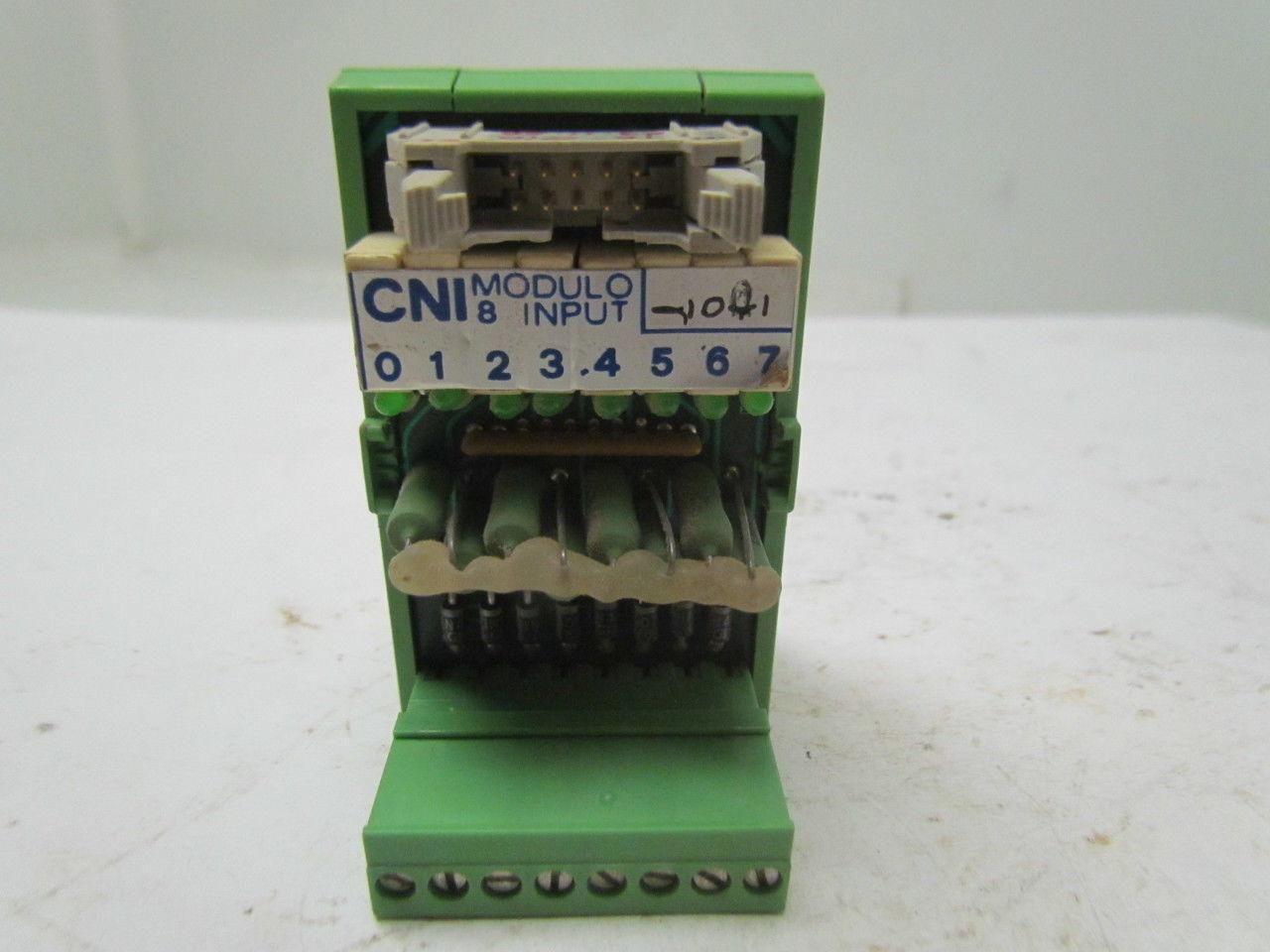 CNI IC-EIO S525 8 input module from biesse rover w/base
