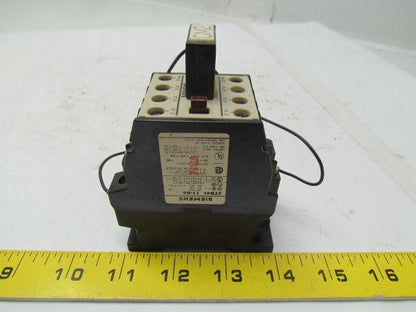 Siemens 3TB41 11-0A 20A 600V 10HP coil contactor biesse rover starter