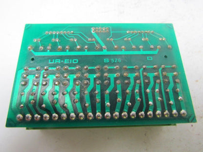 Biesse Rover CNI UR-EIO S526 D 8 output relay module w/base Lot of 1