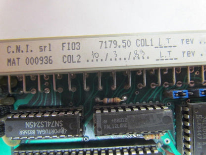 Biesse Rover CNI F103 7179.50 Ver 6511 Circuit board