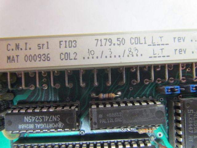 Biesse Rover CNI F103 7179.50 Ver 6511 Circuit board