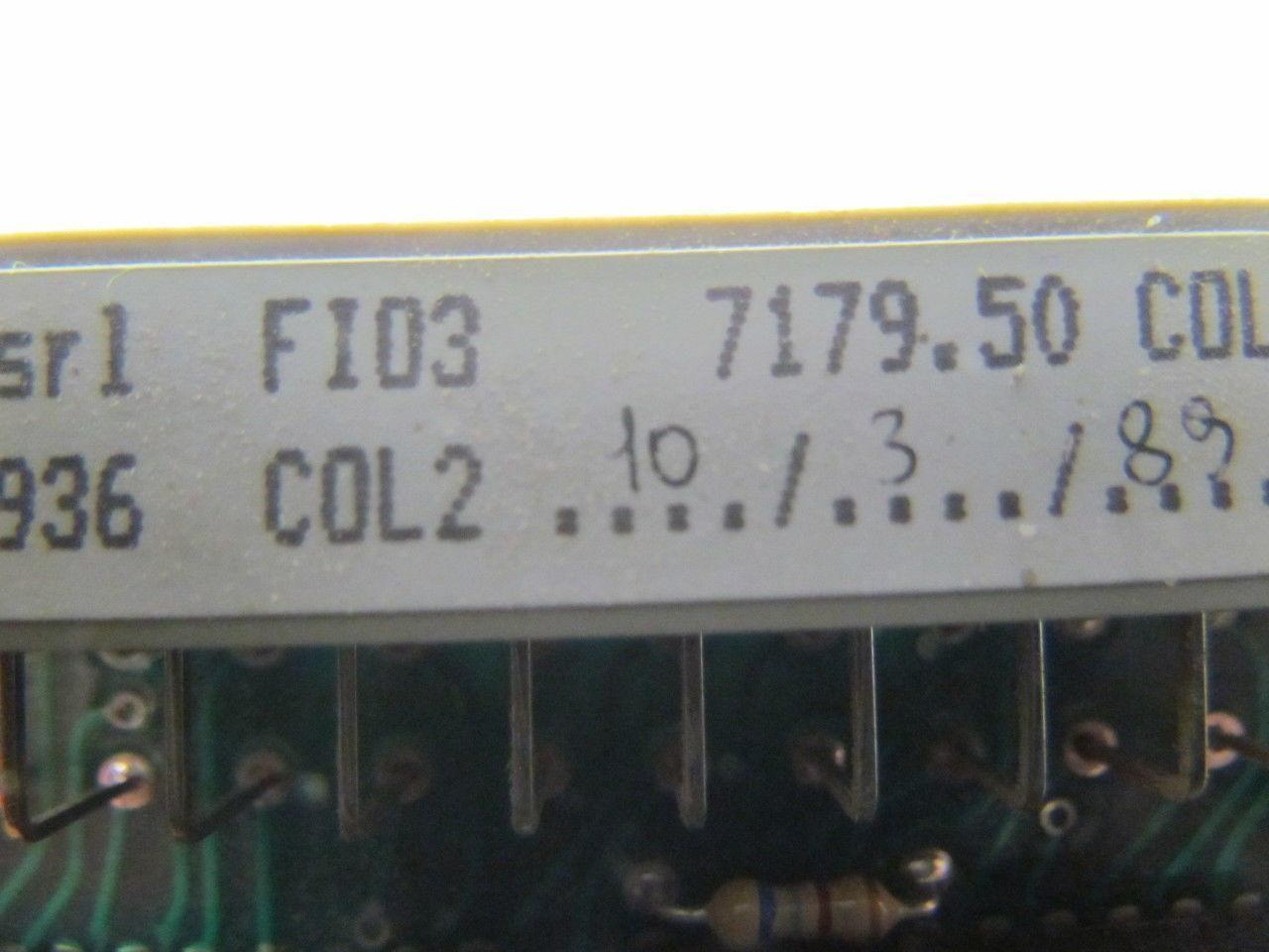 Biesse Rover CNI F103 7179.50 Ver 6511 Circuit board