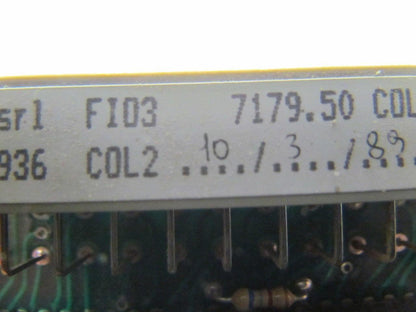 Biesse Rover CNI F103 7179.50 Ver 6511 Circuit board