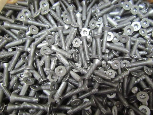 1/4-20x1-1/4" screw Flat head torx machine screw blk PHS lot of 26lbs