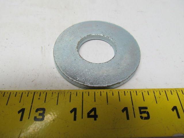 2-1/4" OD Flat washer 1"ID 1/8" thick galvinized lot of 43Lbs