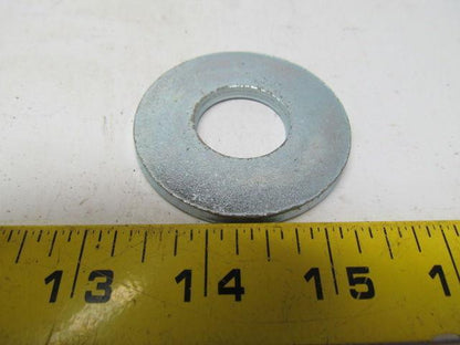 2-1/4" OD Flat washer 1"ID 1/8" thick galvinized lot of 43Lbs
