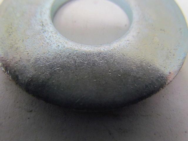 2-1/4" OD Flat washer 1"ID 1/8" thick galvinized lot of 43Lbs