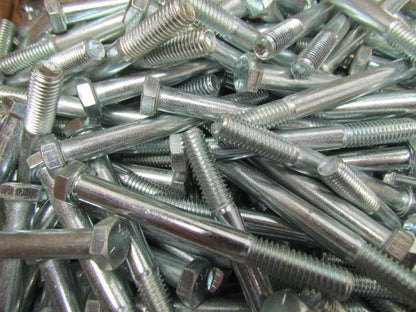 3/8"-16x3-1/2" Grade 5 hex bolt zinc plate screw lot of 45Lbs