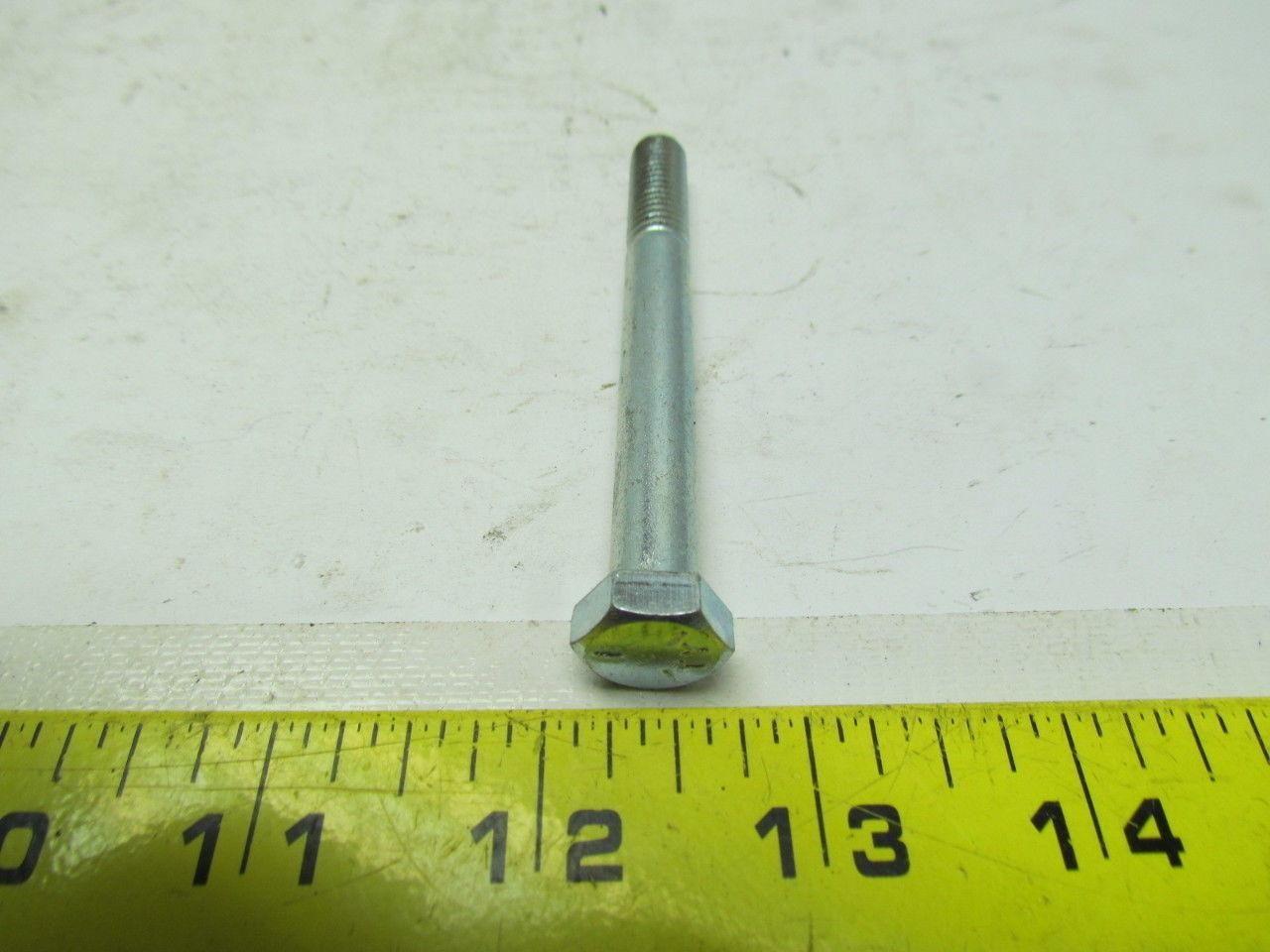 3/8"-16x3-1/2" Grade 5 hex bolt zinc plate screw lot of 45Lbs