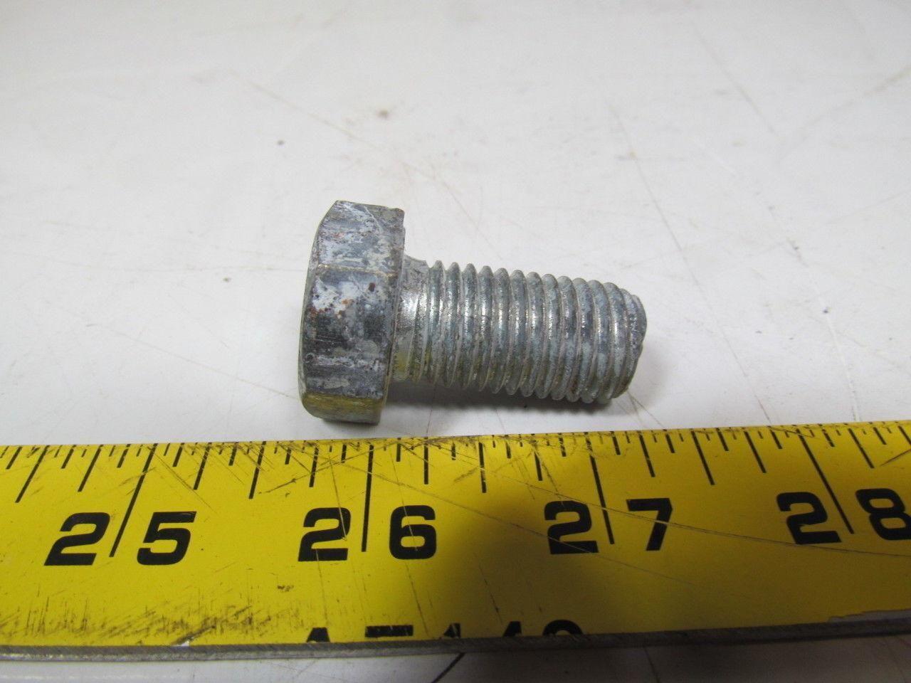 16mmx2.0mmx30mm Hex head bolt grade 8.8 plated NOS! Full thread
