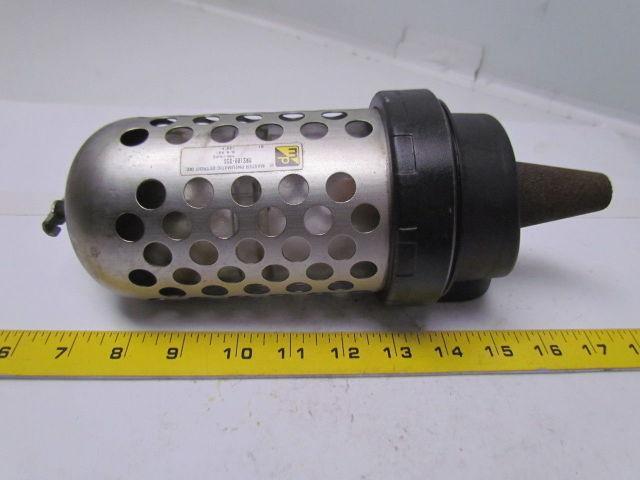 Master Pneumatic MRS100-8SG Silencer reclassifier 1" NPT port manual drain