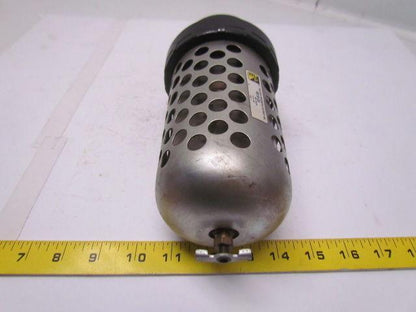 Master Pneumatic MRS100-8SG Silencer reclassifier 1" NPT port manual drain
