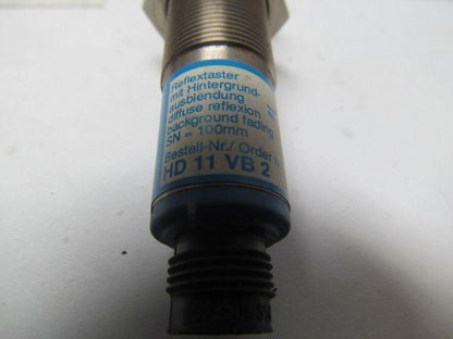 Wenglor Sensoric HD11VB2 Reflex sensor 100mm w/ background suppression 10-30VDC