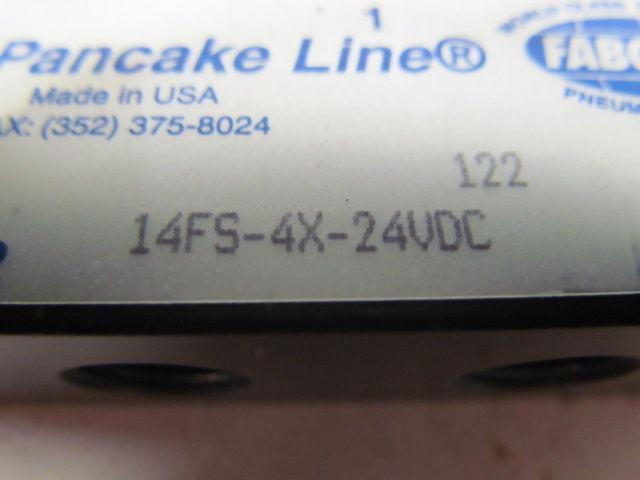 Fabco Air 14FS-4X-24VDC Directional control valve 1/4"NPT Micro DIN 4way 24VDC