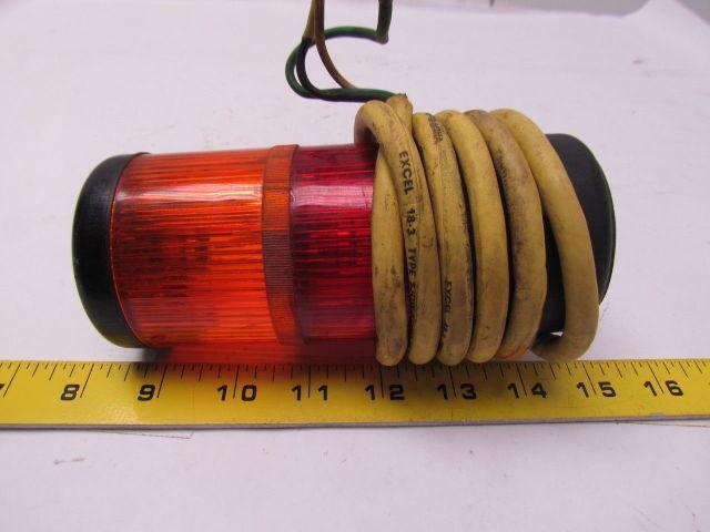 Telemecanique XVA-LC3 2 lense red/amber illuminated indicator light stack 220V