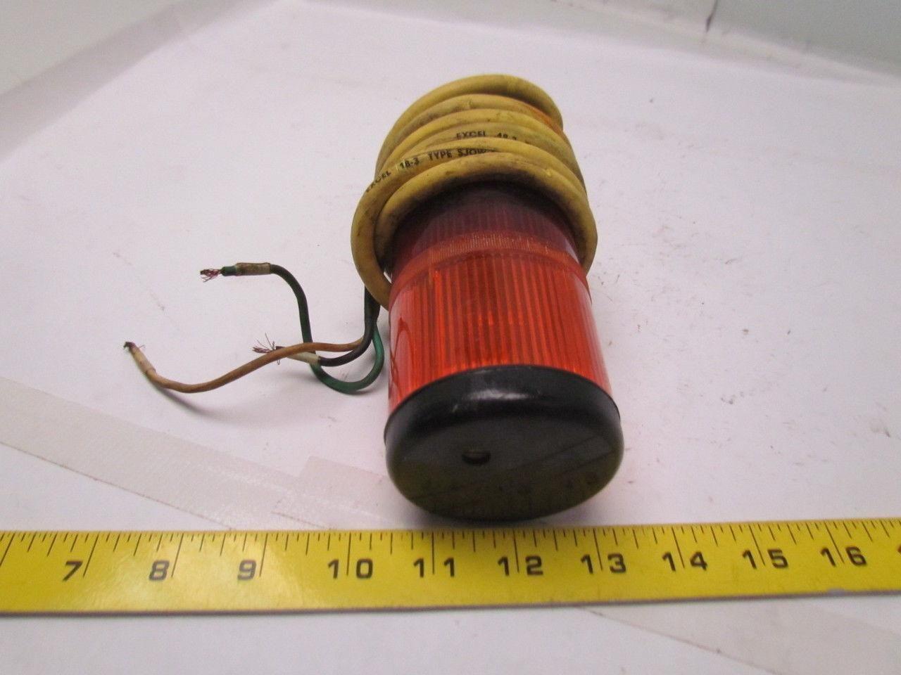 Telemecanique XVA-LC3 2 lense red/amber illuminated indicator light stack 220V