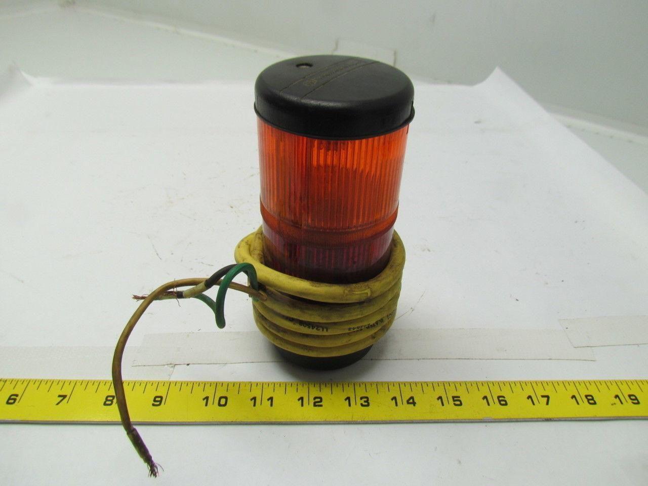 Telemecanique XVA-LC3 2 lense red/amber illuminated indicator light stack 220V