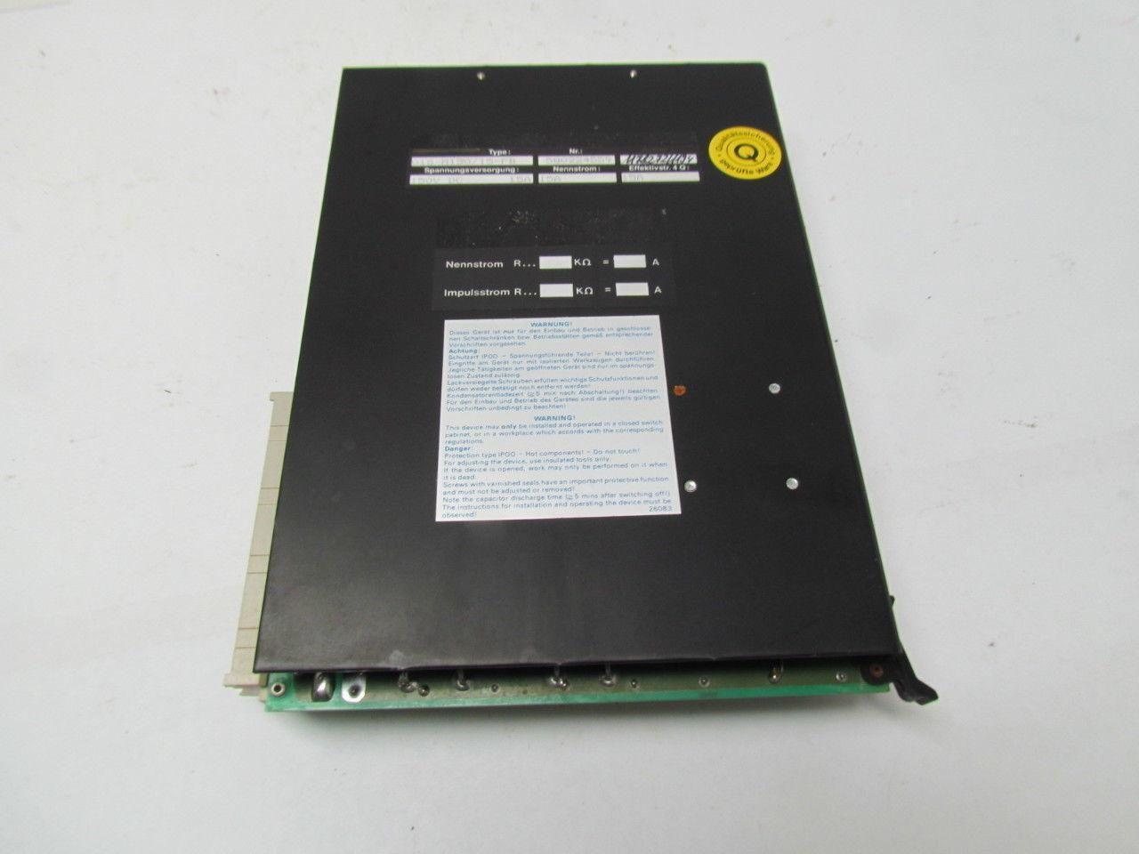 Siedel 01S-M150/15-PB Ferrocontrol servo drive card module 150VDC 15A