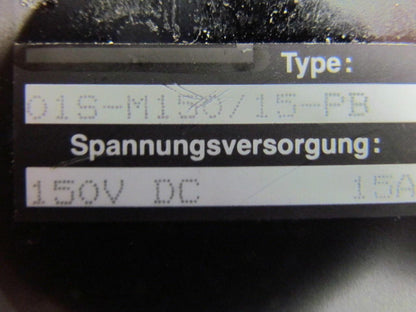 Siedel 01S-M150/15-PB Ferrocontrol servo drive card module 150VDC 15A