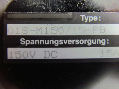 Siedel 01S-M150/15-PB Ferrocontrol servo drive card module 150VDC 15A