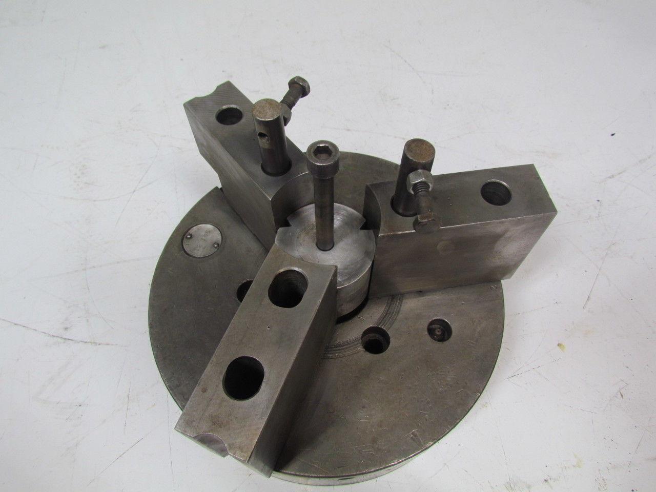 Cushman 12-36B 3 Jaw accra-set straight recess 12"dia chuck spindle mount