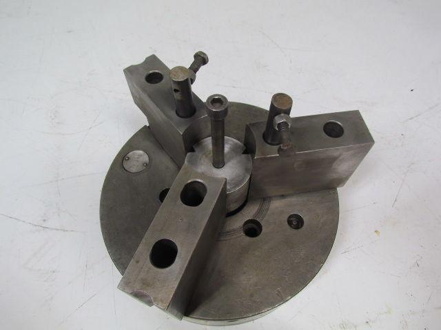 Cushman 12-36B 3 Jaw accra-set straight recess 12"dia chuck spindle mount