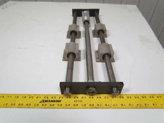 Festo linear stage w/magnetically coupled rodless cylinder w/1" rods