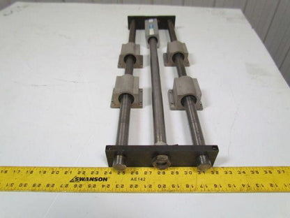 Festo linear stage w/magnetically coupled rodless cylinder w/1" rods