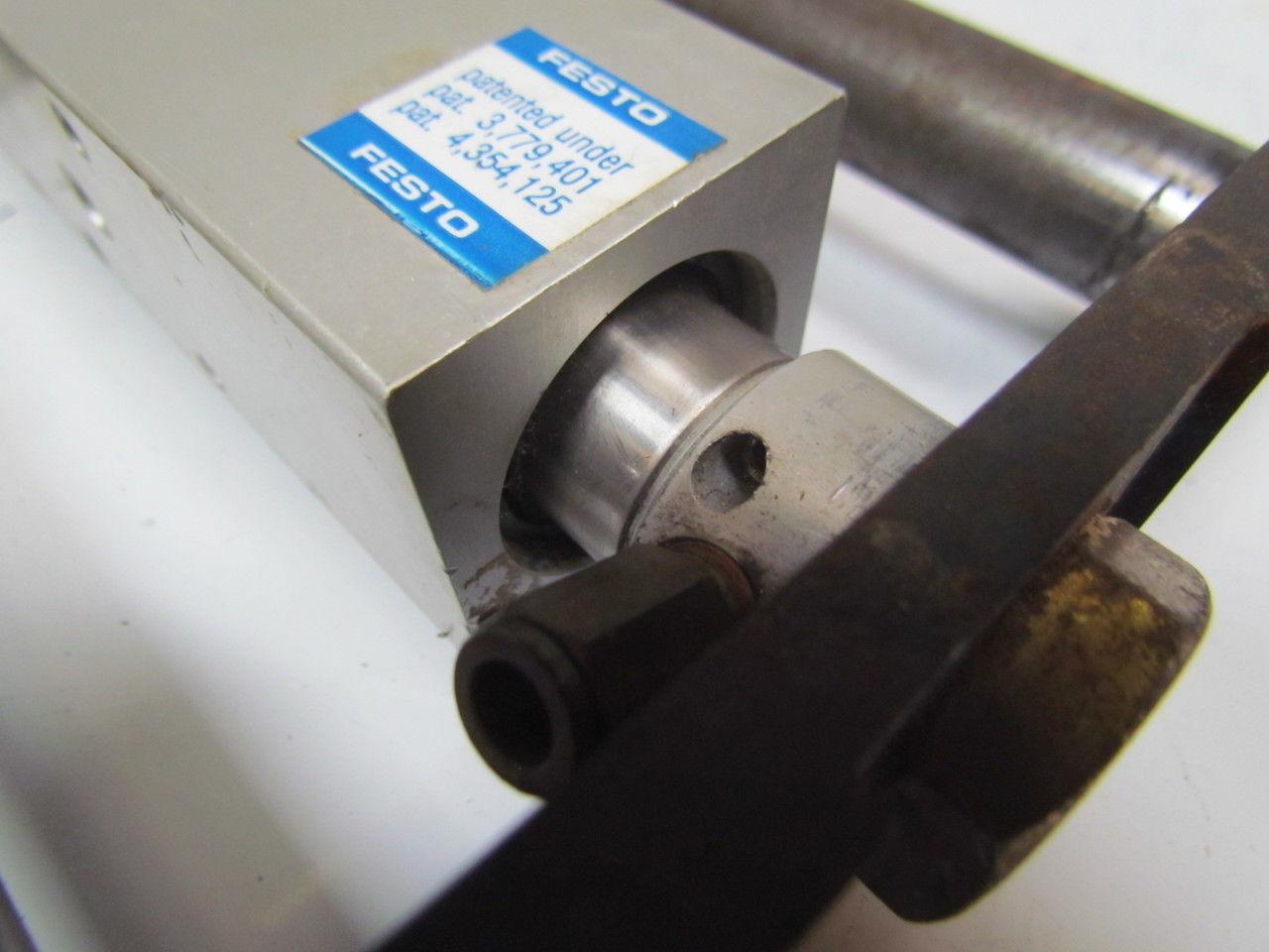 Festo linear stage w/magnetically coupled rodless cylinder w/1" rods