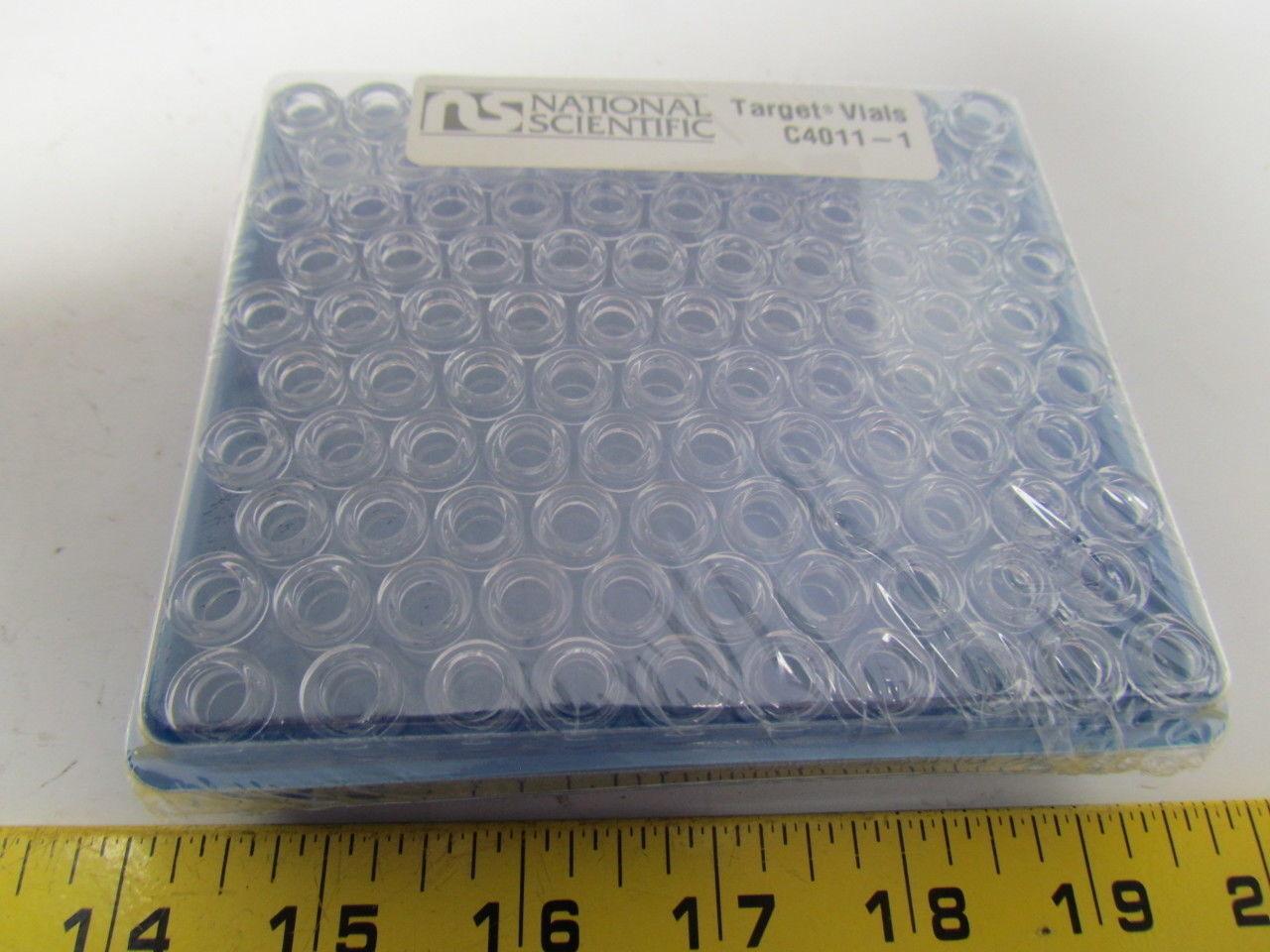 National C4011-94 Clear target kit w/seals tEF/SIL/TEF Septa 12x32 100/pk