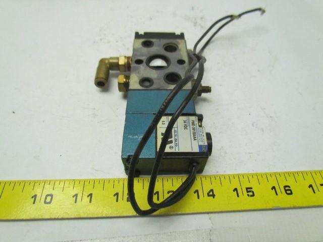 MAC 811C-PM-501BA-192 Pneumatic valve w/PME-501BAAA Solenoid 24DC