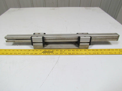 80/20 Inc 40mmx40mm T slotted profile-four open T-slots 28"w/1 endcap