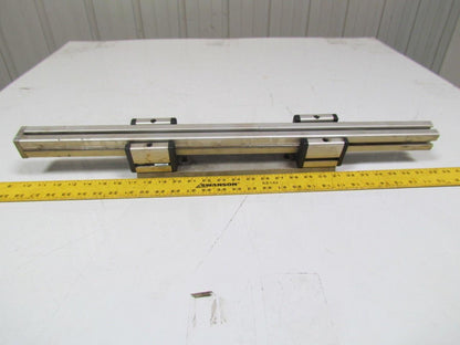 80/20 Inc 40mmx40mm T slotted profile-four open T-slots 28"w/1 endcap