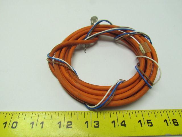 Lumberg Automation RKT4-21/5M Aproximately 10ft length 4pin M12 lot of5