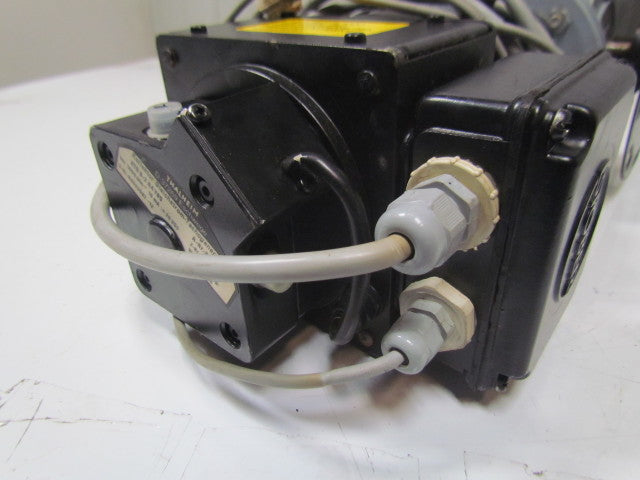 Stober S102VF-0280-PF112-3000 Right Angle Gear reducer w/pF112 Servo Motor