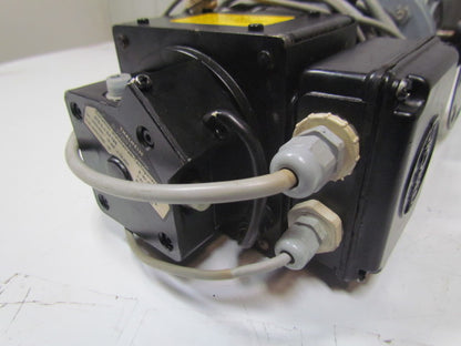 Stober S102VF-0280-PF112-3000 Right Angle Gear reducer w/pF112 Servo Motor