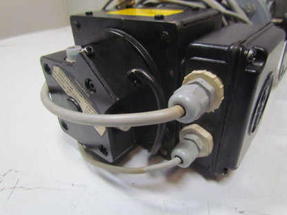 Stober S102VF-0280-PF112-3000 Right Angle Gear reducer w/pF112 Servo Motor