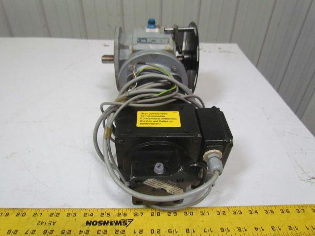 Stober S102VF-0280-PF112-3000 Right Angle Gear reducer w/pF112 Servo Motor
