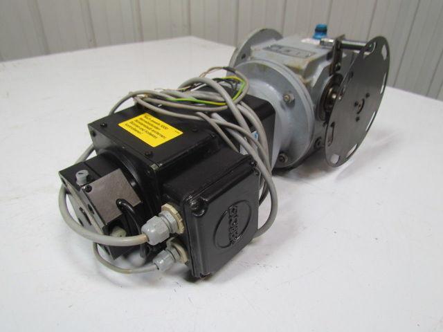 Stober S102VF-0280-PF112-3000 Right Angle Gear reducer w/pF112 Servo Motor