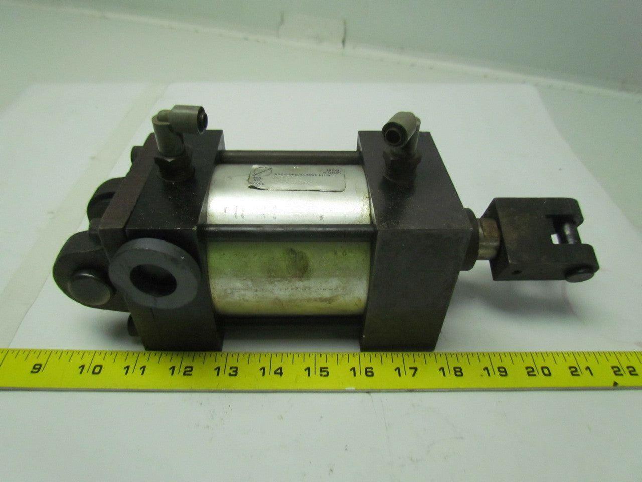 LIN-ACT A2C-3.25x2-N-2 Pneumatic Air Cylinder 3.25" Bore x 2" Stroke