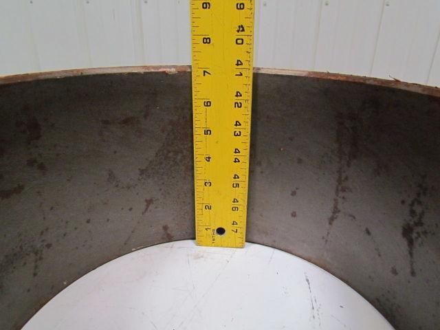 ITL 16-1/4"x7"x11-1/4" white smooth non-Marking press on forklift tire wheel