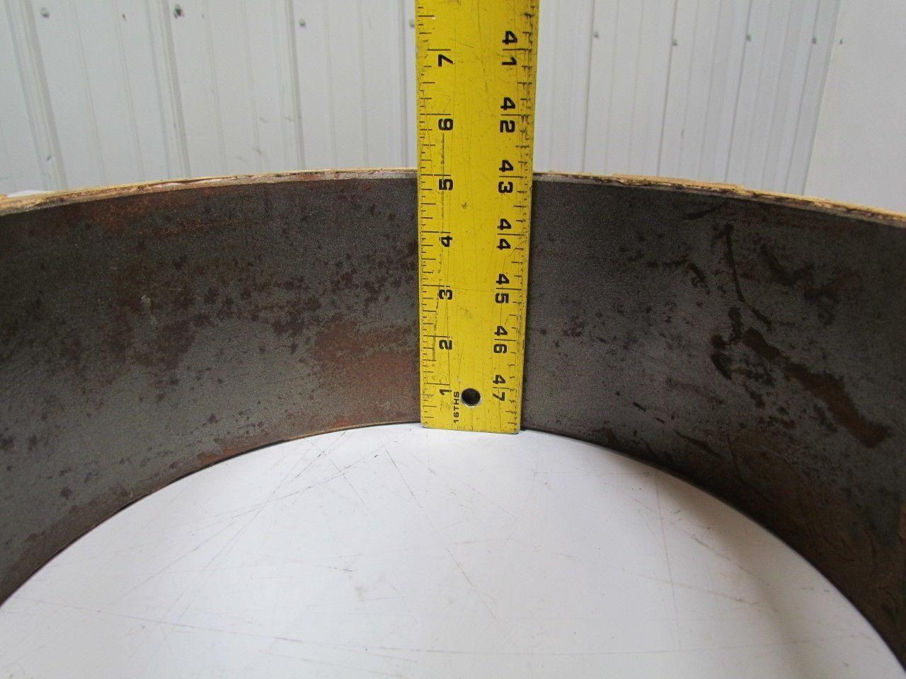 Mitl 16-1/4"x5"x11-1/4" Press on smooth nonmarking white rubber forklift tire