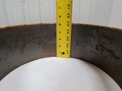 Mitl 16-1/4"x5"x11-1/4" Press on smooth nonmarking white rubber forklift tire