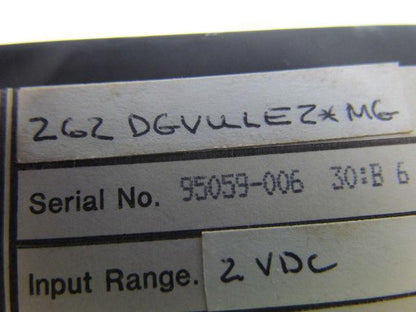 Crompton 2G2-DGVULEZ 262 Series LED digital indicator 4 digit 120V 2VDC input