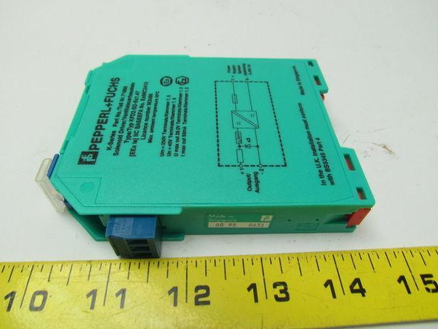 Pepperl Fuchs KFD2-SD-eX1.47 24VDC solenoid driver w/removable terminals new