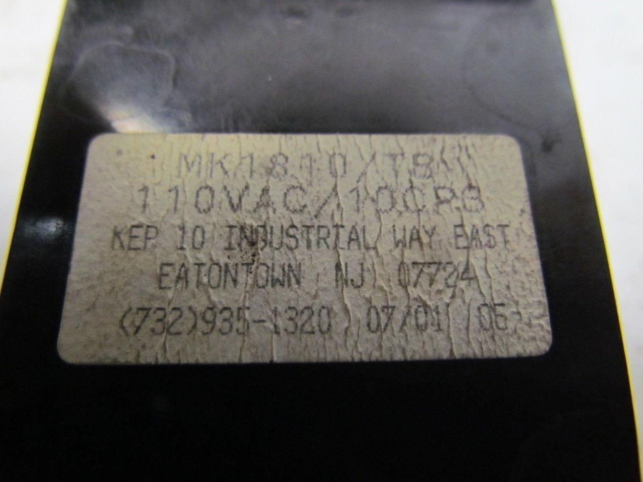 KEP MK1810/tB Elektromechanical totalizer counter 8 digit 10 CPS 110V
